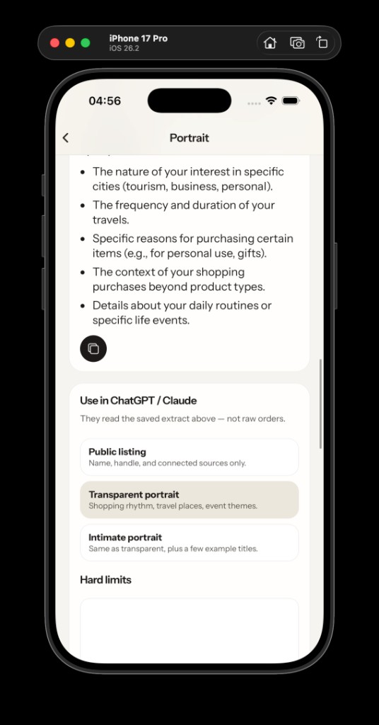 Share levels for ChatGPT and Claude
